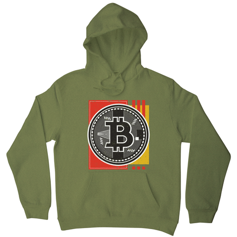 Bitcoin abstract hoodie - Graphic Gear
