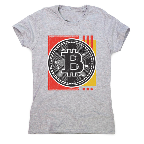 Bitcoin abstract women's t-shirt - Graphic Gear