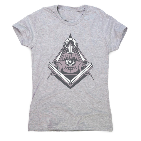 Freemasonry symbol women's t-shirt - Graphic Gear