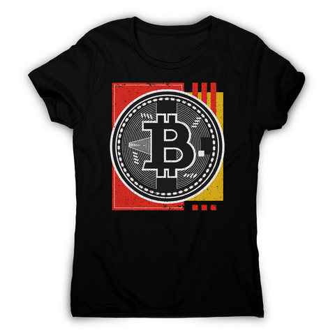 Bitcoin abstract women's t-shirt - Graphic Gear