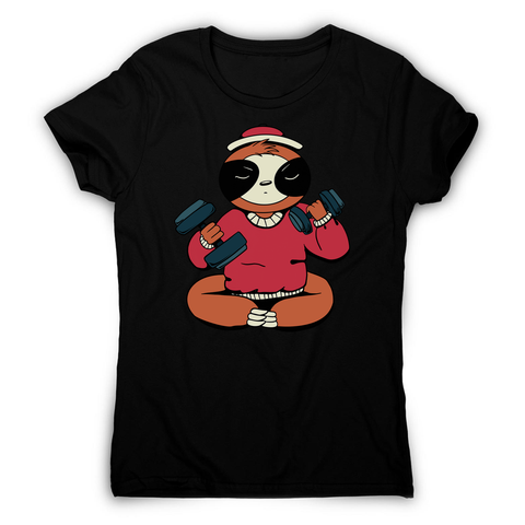 Sloth exercise women's t-shirt - Graphic Gear