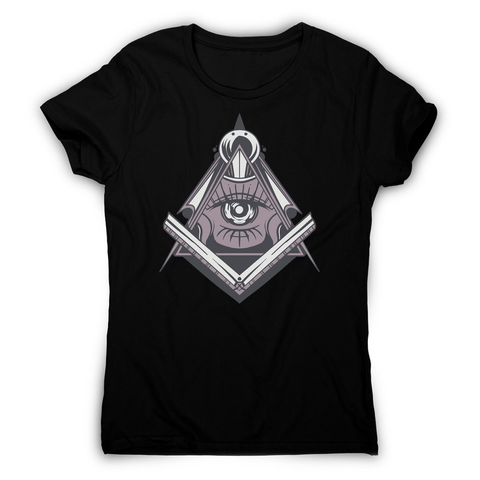 Freemasonry symbol women's t-shirt - Graphic Gear