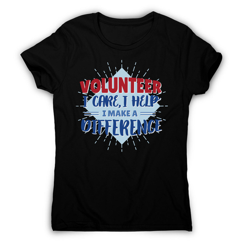 Volunteer lettering women's t-shirt - Graphic Gear
