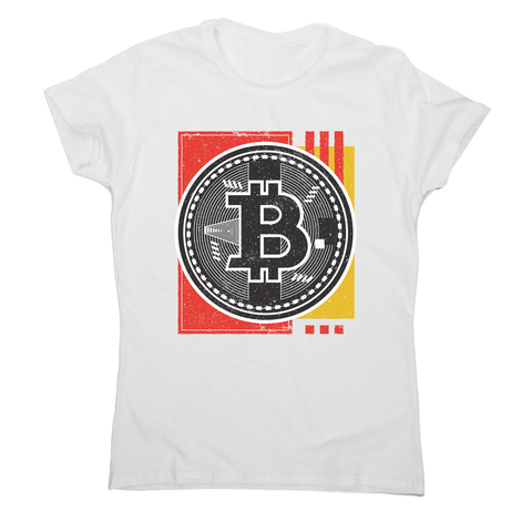 Bitcoin abstract women's t-shirt - Graphic Gear