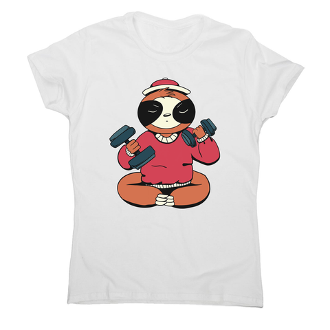 Sloth exercise women's t-shirt - Graphic Gear