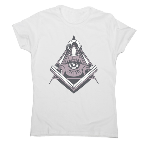 Freemasonry symbol women's t-shirt - Graphic Gear