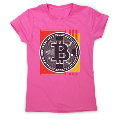 Bitcoin abstract women's t-shirt - Graphic Gear