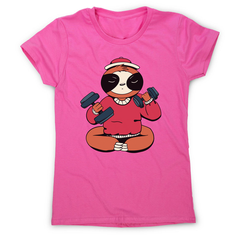 Sloth exercise women's t-shirt - Graphic Gear