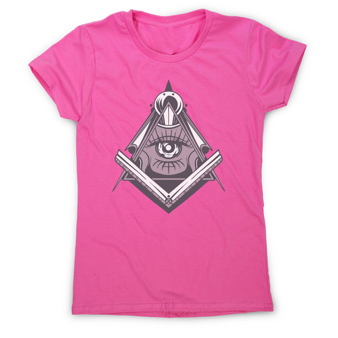 Freemasonry symbol women's t-shirt - Graphic Gear