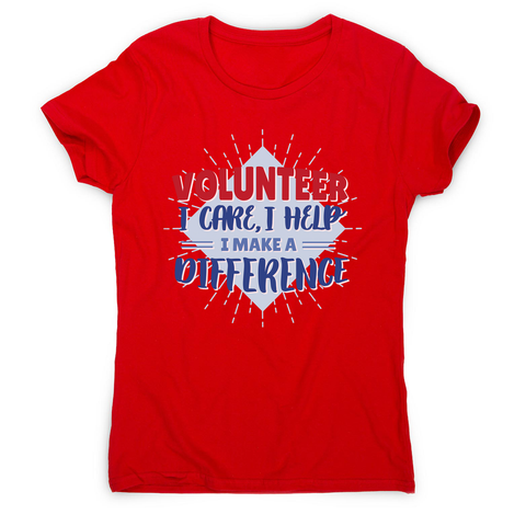 Volunteer lettering women's t-shirt - Graphic Gear