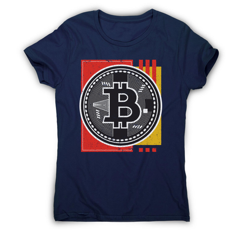 Bitcoin abstract women's t-shirt - Graphic Gear