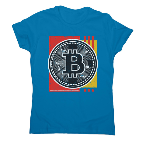 Bitcoin abstract women's t-shirt - Graphic Gear