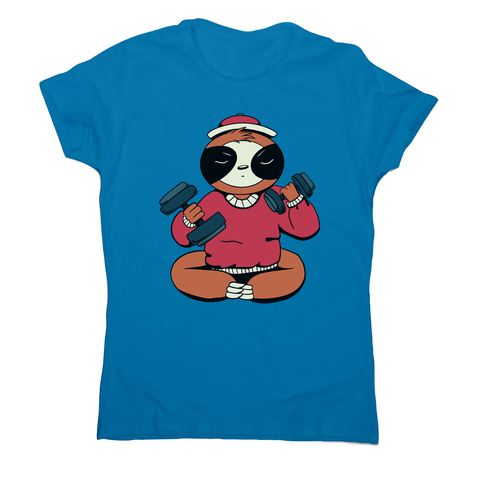 Sloth exercise women's t-shirt - Graphic Gear