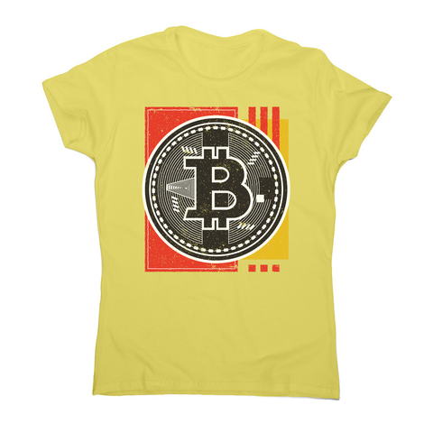 Bitcoin abstract women's t-shirt - Graphic Gear