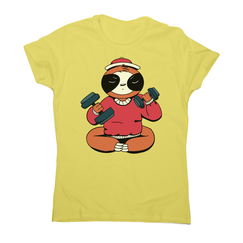 Sloth exercise women's t-shirt - Graphic Gear