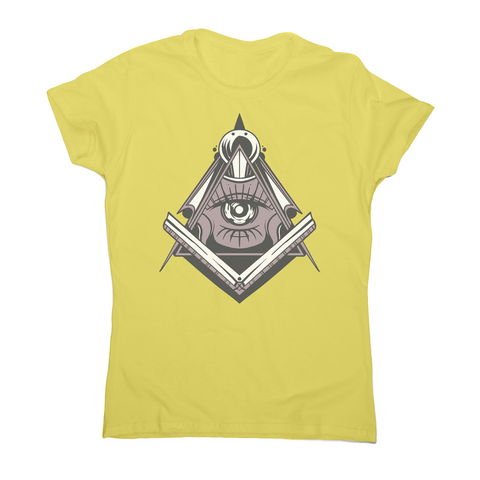 Freemasonry symbol women's t-shirt - Graphic Gear