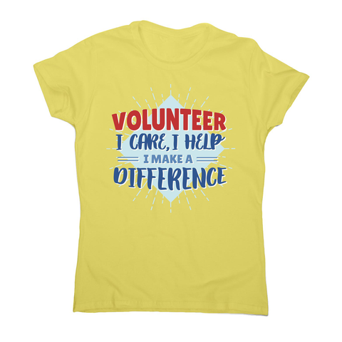 Volunteer lettering women's t-shirt - Graphic Gear