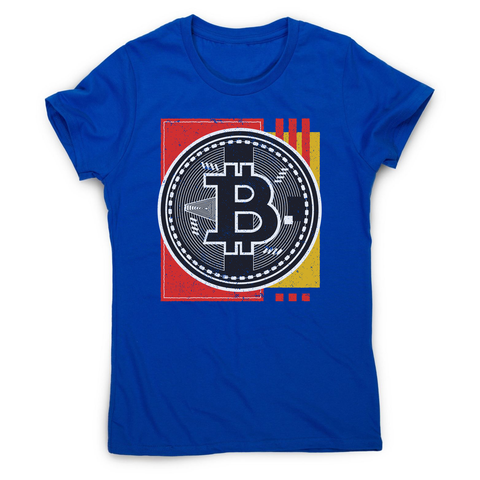 Bitcoin abstract women's t-shirt - Graphic Gear