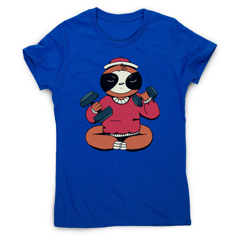 Sloth exercise women's t-shirt - Graphic Gear