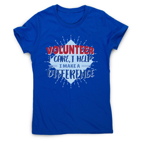 Volunteer lettering women's t-shirt - Graphic Gear