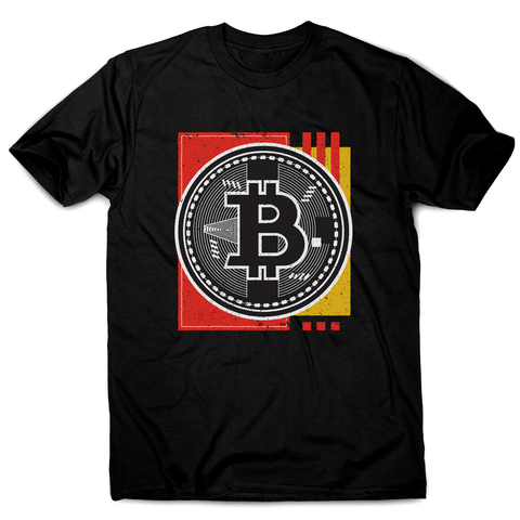 Bitcoin abstract men's t-shirt - Graphic Gear