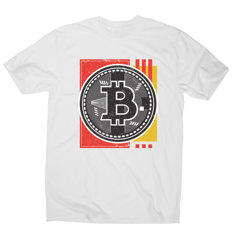 Bitcoin abstract men's t-shirt - Graphic Gear