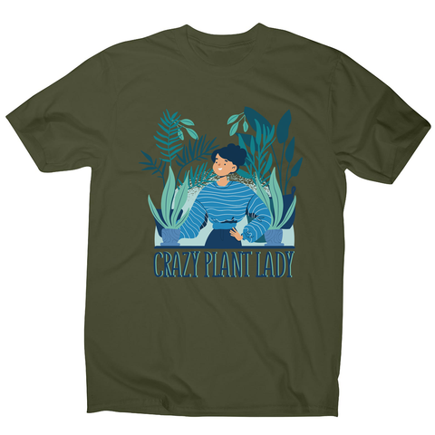 Crazy plant lady men's t-shirt - Graphic Gear