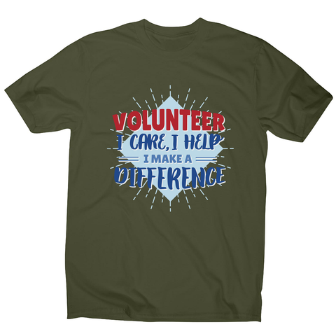 Volunteer lettering men's t-shirt - Graphic Gear