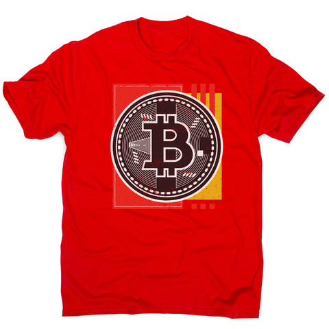 Bitcoin abstract men's t-shirt - Graphic Gear