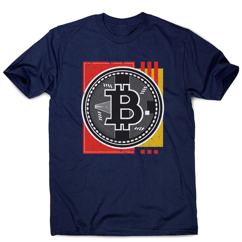 Bitcoin abstract men's t-shirt - Graphic Gear