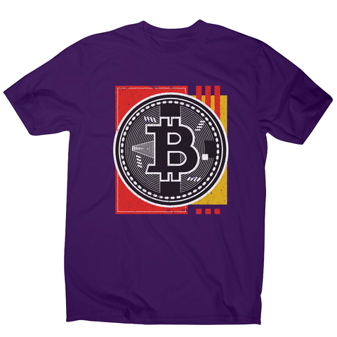 Bitcoin abstract men's t-shirt - Graphic Gear