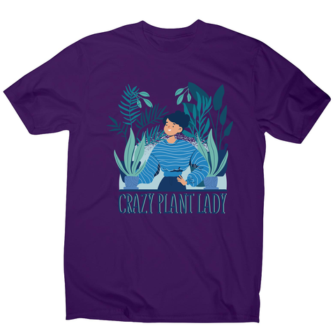Crazy plant lady men's t-shirt - Graphic Gear