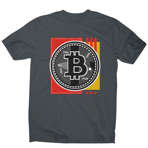 Bitcoin abstract men's t-shirt - Graphic Gear