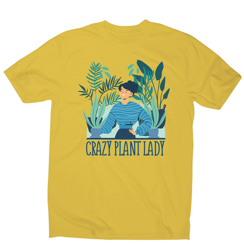 Crazy plant lady men's t-shirt - Graphic Gear