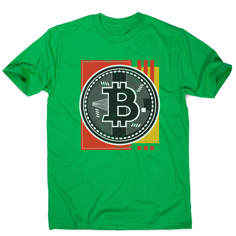 Bitcoin abstract men's t-shirt - Graphic Gear