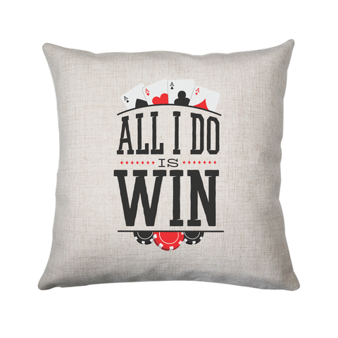 All I do is win cushion cover pillowcase linen home decor - Graphic Gear
