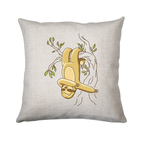 Hanging sloth cushion cover pillowcase linen home decor - Graphic Gear