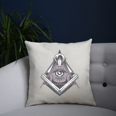 Freemasonry symbol cushion cover pillowcase linen home decor - Graphic Gear