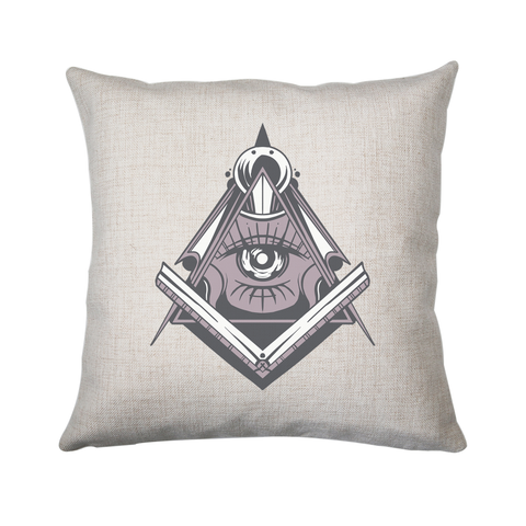 Freemasonry symbol cushion cover pillowcase linen home decor - Graphic Gear