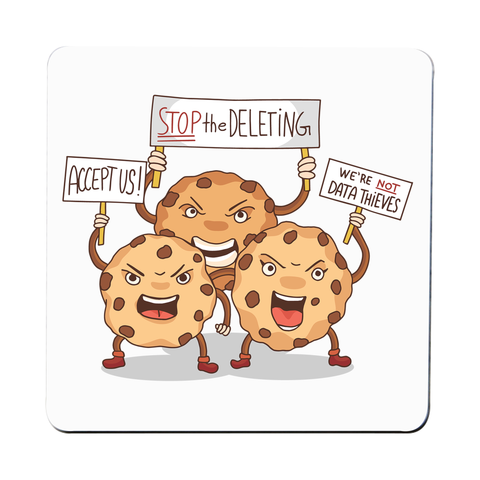 Cookies protest coaster drink mat - Graphic Gear