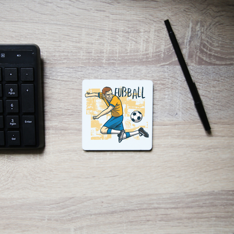 Soccer German coaster drink mat - Graphic Gear