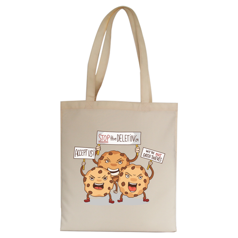 Cookies protest tote bag canvas shopping - Graphic Gear