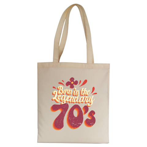Legendary 70s tote bag canvas shopping - Graphic Gear