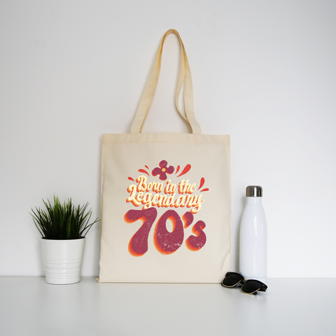 Legendary 70s tote bag canvas shopping - Graphic Gear