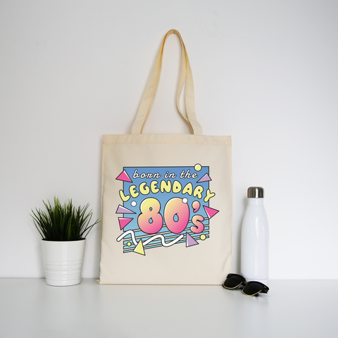 Legendary 80s tote bag canvas shopping - Graphic Gear