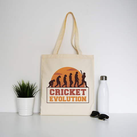 Cricket evolution tote bag canvas shopping - Graphic Gear