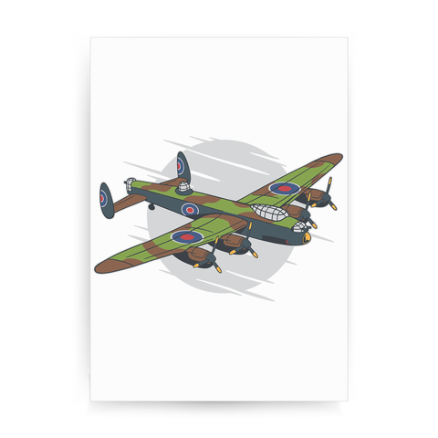 Lancaster bomber print poster wall art decor - Graphic Gear