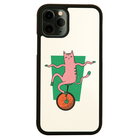 Unicycle cat iPhone case cover 11 11Pro Max XS XR X - Graphic Gear