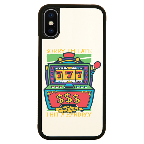 Slot machine handpay iPhone case cover 11 11Pro Max XS XR X - Graphic Gear
