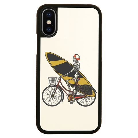 Skeleton cycling iPhone case cover 11 11Pro Max XS XR X - Graphic Gear